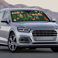 Love Cardinal Xmas Christmas Auto Sun Shade Xmas Holiday Patterns - Wonder Print Shop