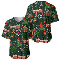 Love Cardinal Xmas Christmas Baseball Jersey Xmas Holiday Patterns - Wonder Print Shop