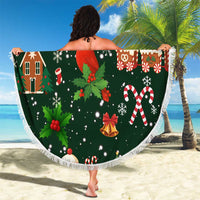 Love Cardinal Xmas Christmas Beach Blanket Xmas Holiday Patterns - Wonder Print Shop