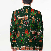 Love Cardinal Xmas Christmas Blazer Xmas Holiday Patterns - Wonder Print Shop