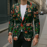 Love Cardinal Xmas Christmas Blazer Xmas Holiday Patterns - Wonder Print Shop