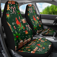 Love Cardinal Xmas Christmas Car Seat Cover Xmas Holiday Patterns - Wonder Print Shop