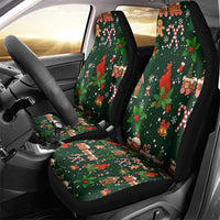 Love Cardinal Xmas Christmas Car Seat Cover Xmas Holiday Patterns - Wonder Print Shop