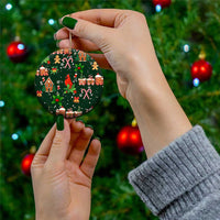 Love Cardinal Xmas Christmas Ceramic Ornament Xmas Holiday Patterns - Wonder Print Shop