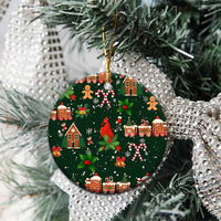Love Cardinal Xmas Christmas Ceramic Ornament Xmas Holiday Patterns - Wonder Print Shop
