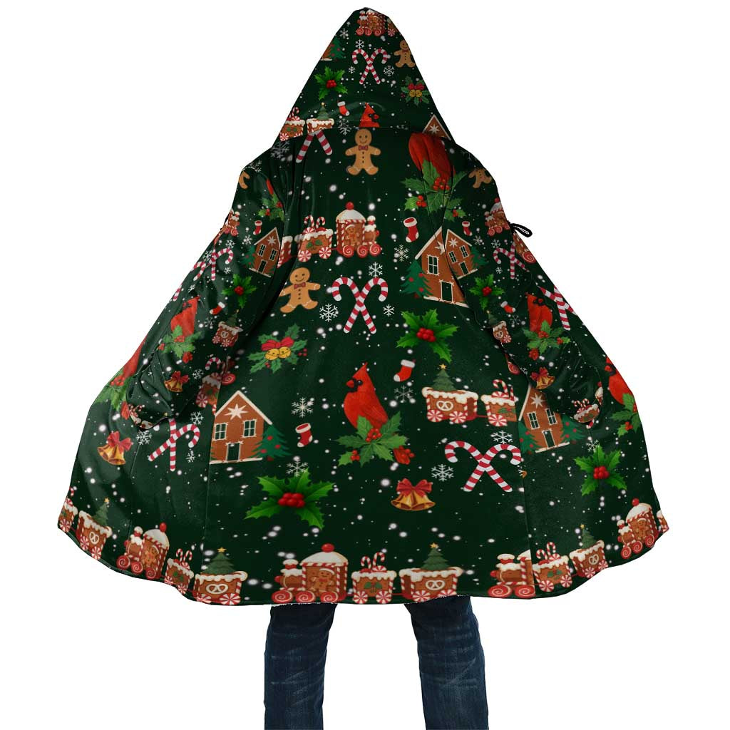 Love Cardinal Xmas Christmas Cloak Xmas Holiday Patterns - Wonder Print Shop