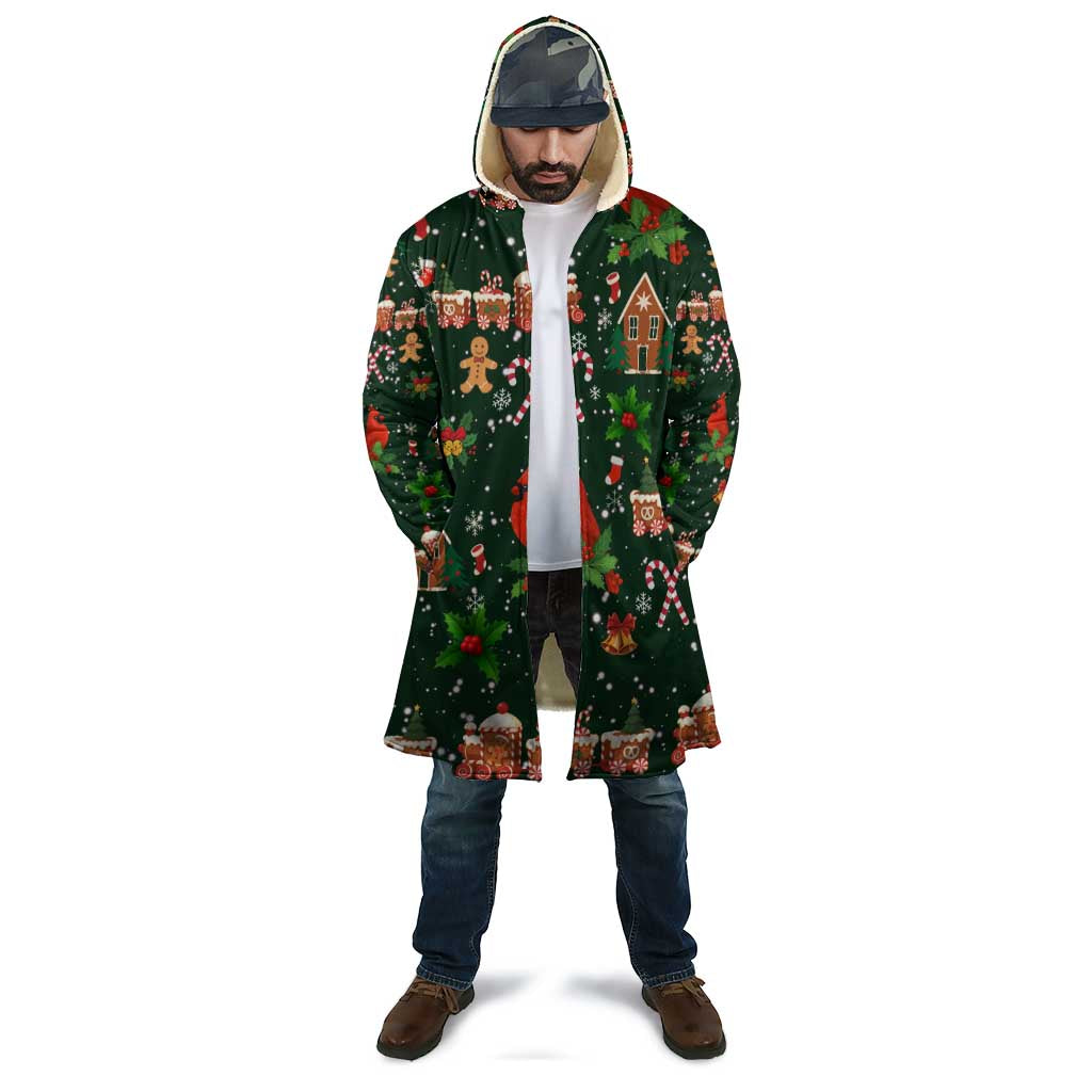 Love Cardinal Xmas Christmas Cloak Xmas Holiday Patterns - Wonder Print Shop