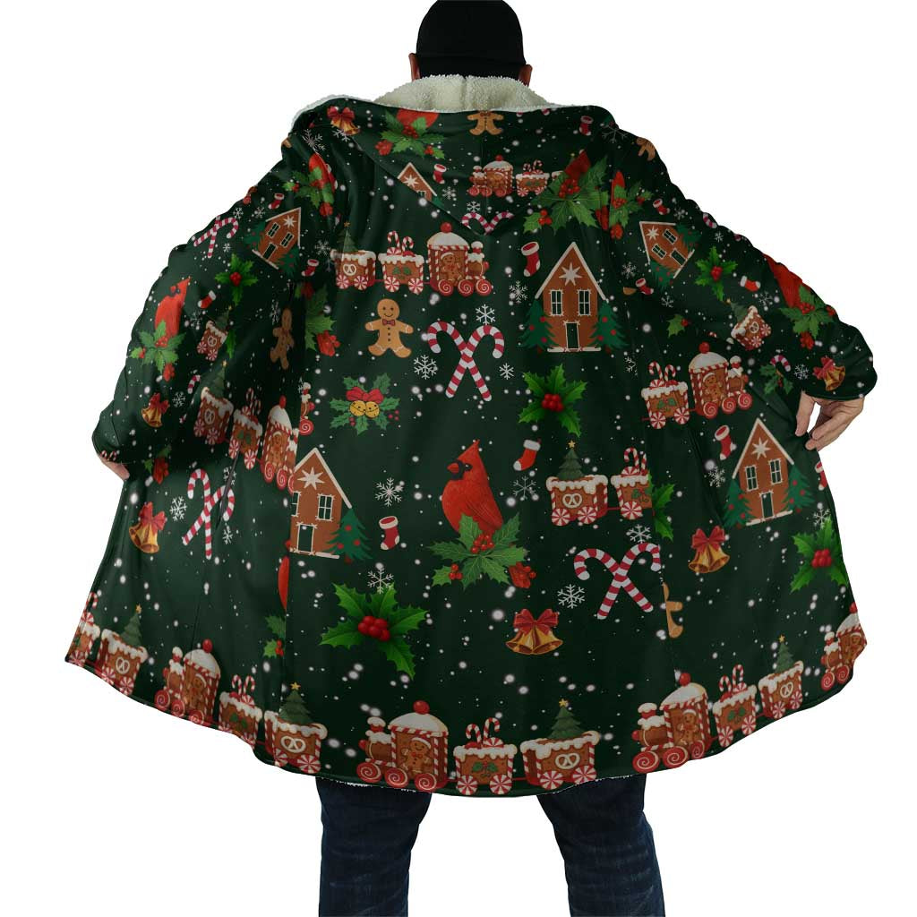 Love Cardinal Xmas Christmas Cloak Xmas Holiday Patterns - Wonder Print Shop