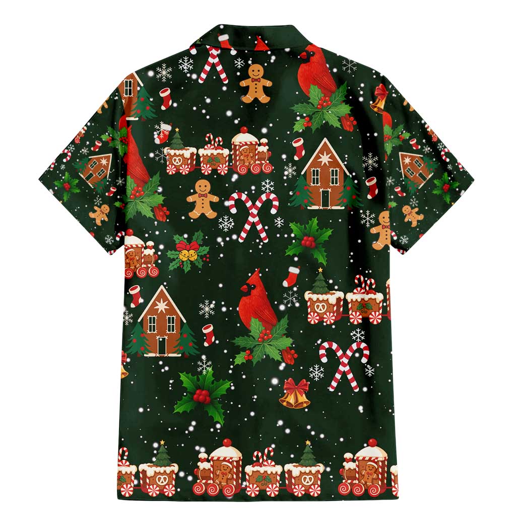 Love Cardinal Xmas Christmas Family Matching Mermaid Dress and Hawaiian Shirt Xmas Holiday Patterns - Wonder Print Shop