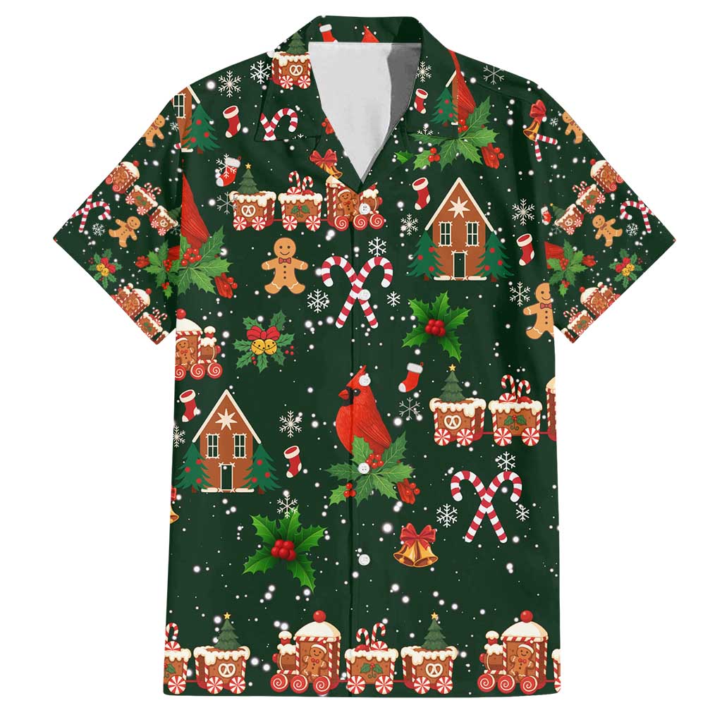 Love Cardinal Xmas Christmas Family Matching Puletasi and Hawaiian Shirt Xmas Holiday Patterns - Wonder Print Shop