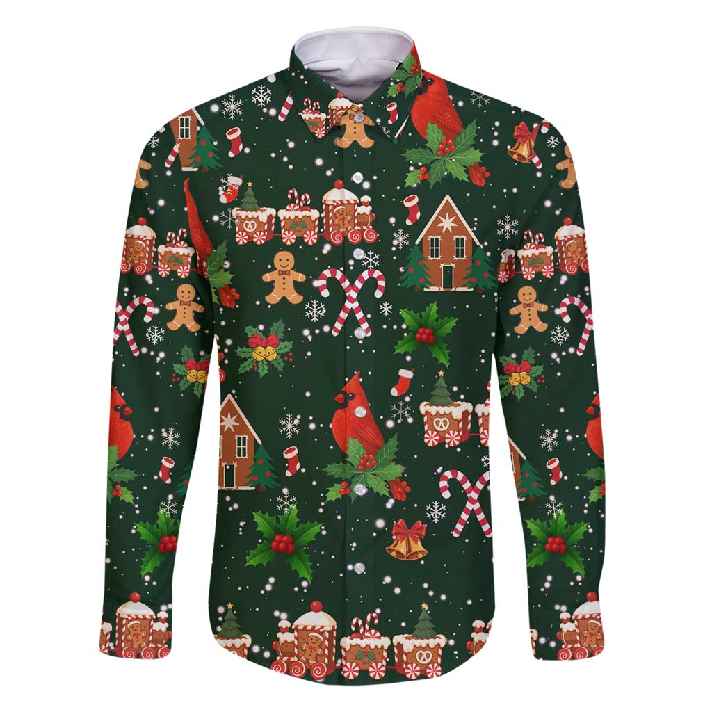 Love Cardinal Xmas Christmas Family Matching Summer Maxi Dress and Hawaiian Shirt Xmas Holiday Patterns - Wonder Print Shop