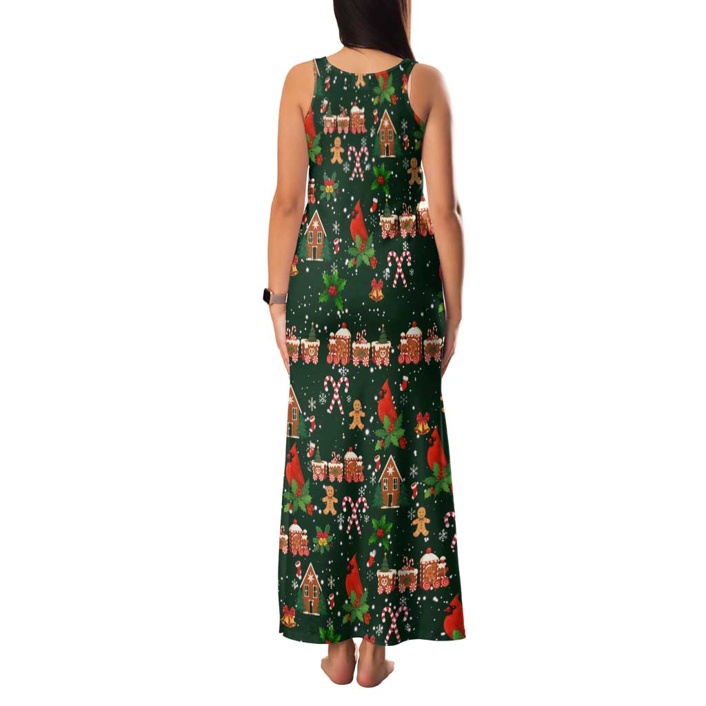 Love Cardinal Xmas Christmas Family Matching Tank Maxi Dress and Hawaiian Shirt Xmas Holiday Patterns - Wonder Print Shop