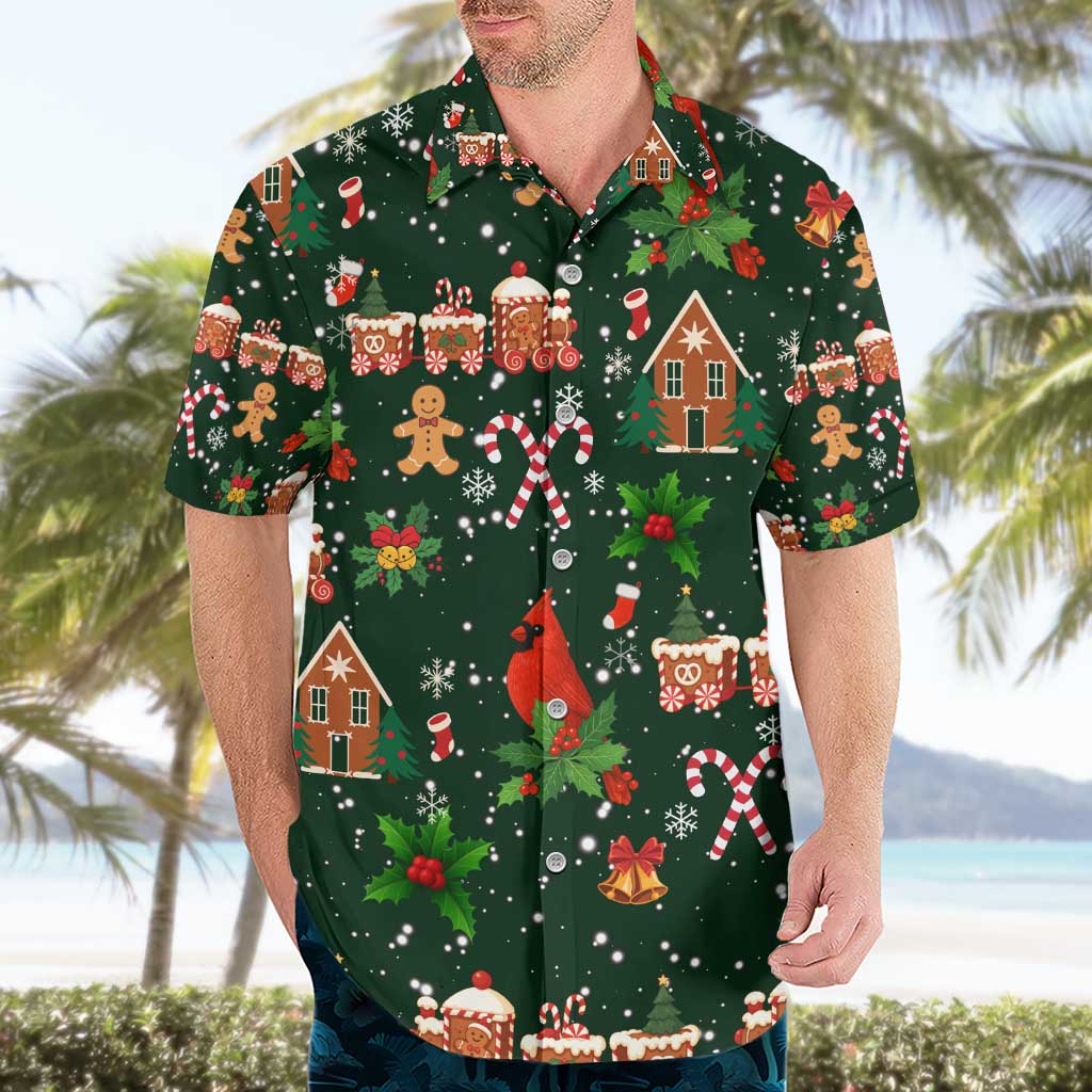 Love Cardinal Xmas Christmas Hawaiian Shirt Xmas Holiday Patterns - Wonder Print Shop