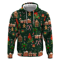Love Cardinal Xmas Christmas Hoodie Xmas Holiday Patterns - Wonder Print Shop