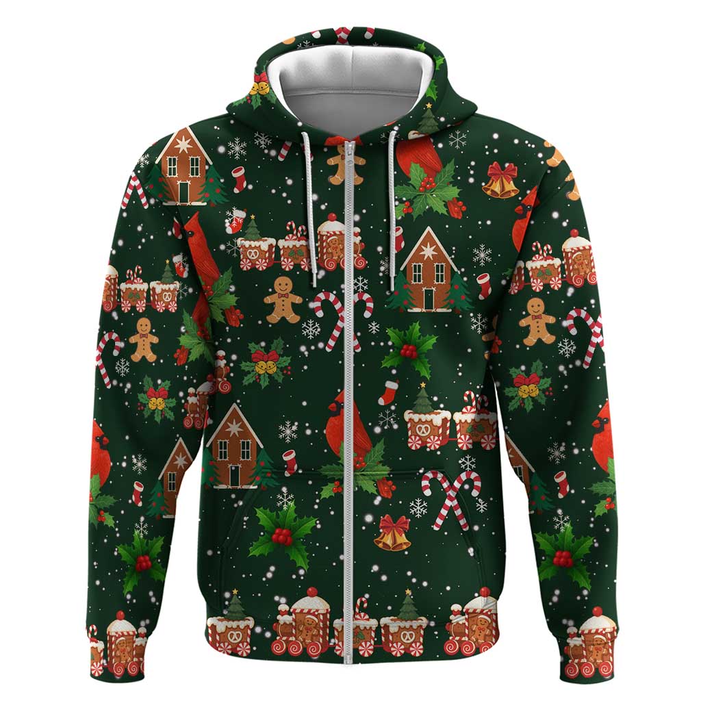 Love Cardinal Xmas Christmas Hoodie Xmas Holiday Patterns - Wonder Print Shop