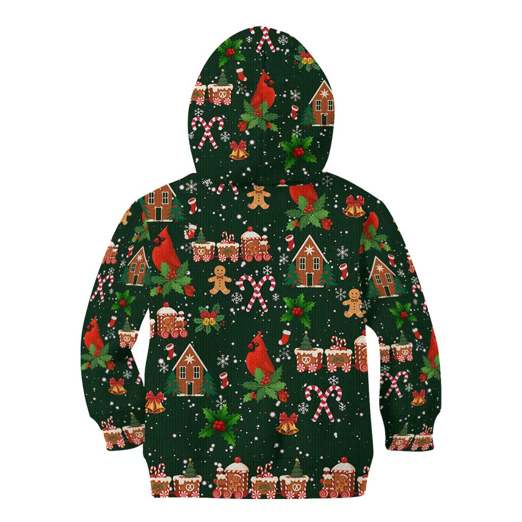 Love Cardinal Xmas Christmas Kid Hoodie Xmas Holiday Patterns - Wonder Print Shop