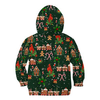 Love Cardinal Xmas Christmas Kid Hoodie Xmas Holiday Patterns - Wonder Print Shop