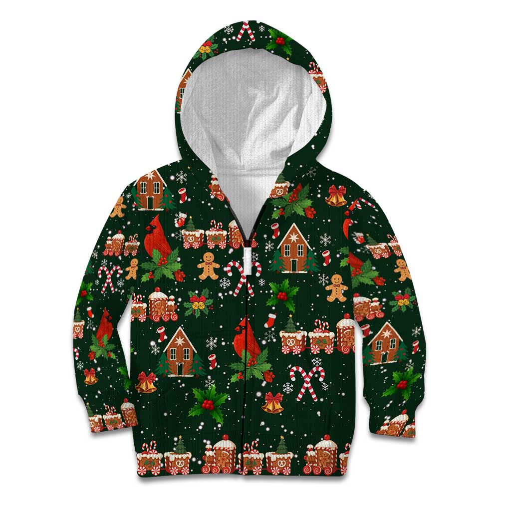 Love Cardinal Xmas Christmas Kid Hoodie Xmas Holiday Patterns - Wonder Print Shop
