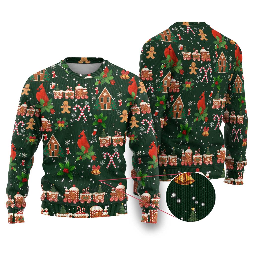 Love Cardinal Xmas Christmas Ugly Christmas Sweater Xmas Holiday Patterns - Wonder Print Shop