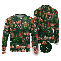 Love Cardinal Xmas Christmas Ugly Christmas Sweater Xmas Holiday Patterns - Wonder Print Shop