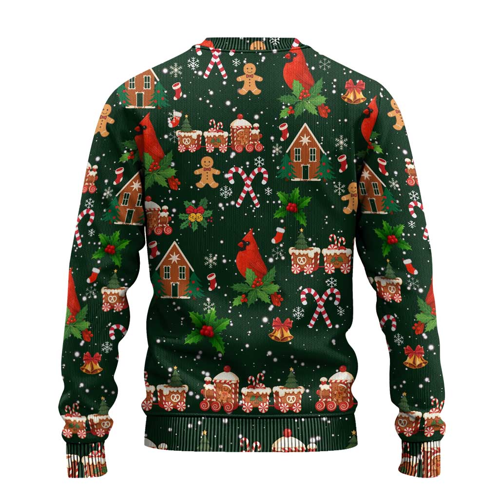 Love Cardinal Xmas Christmas Ugly Christmas Sweater Xmas Holiday Patterns - Wonder Print Shop