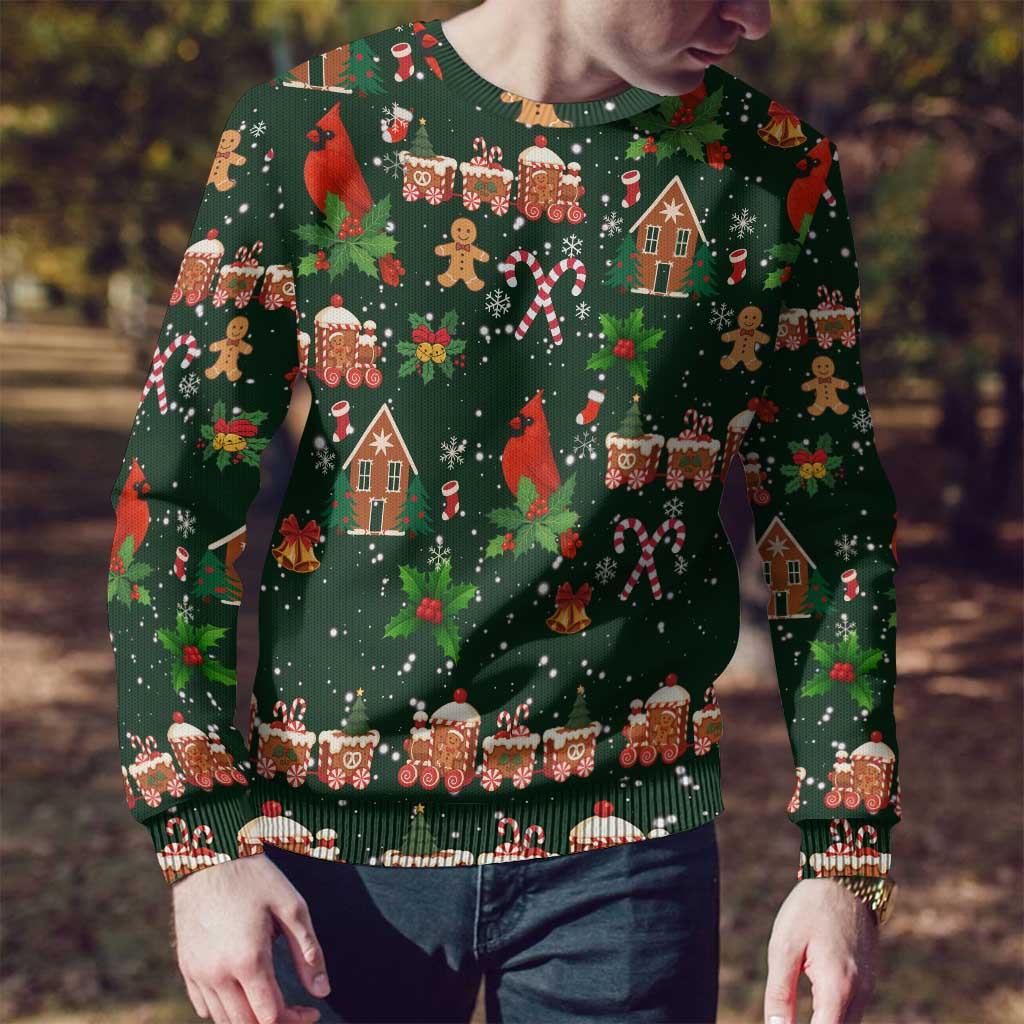 Love Cardinal Xmas Christmas Ugly Christmas Sweater Xmas Holiday Patterns - Wonder Print Shop