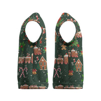 Love Cardinal Xmas Christmas Knitted V-Neck Vest Xmas Holiday Patterns - Wonder Print Shop