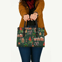 Love Cardinal Xmas Christmas Leather Bag Xmas Holiday Patterns - Wonder Print Shop