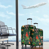 Love Cardinal Xmas Christmas Luggage Cover Xmas Holiday Patterns - Wonder Print Shop