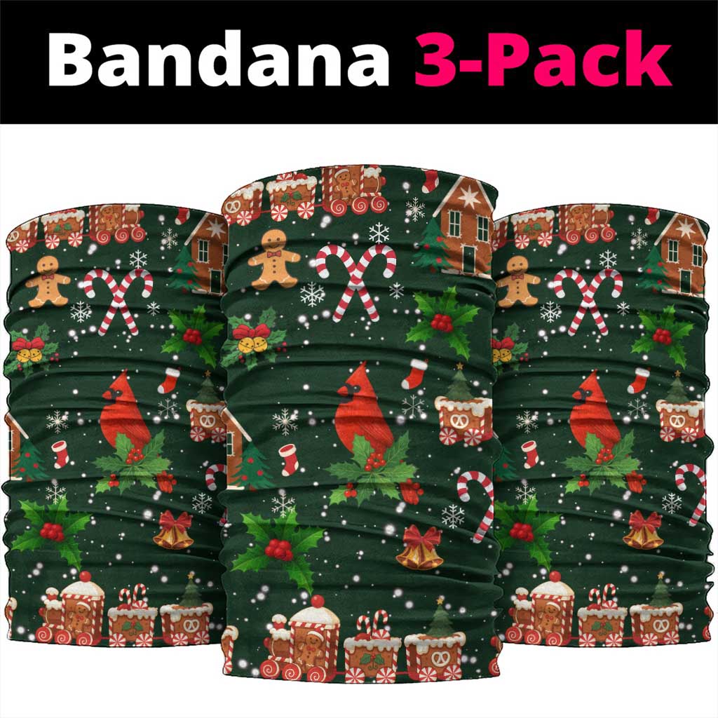 Love Cardinal Xmas Christmas Neck Gaiter Xmas Holiday Patterns - Wonder Print Shop
