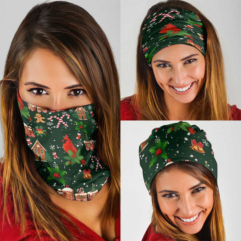 Love Cardinal Xmas Christmas Neck Gaiter Xmas Holiday Patterns - Wonder Print Shop