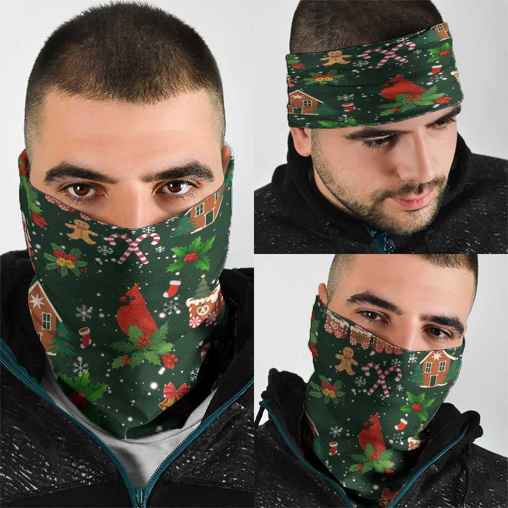 Love Cardinal Xmas Christmas Neck Gaiter Xmas Holiday Patterns - Wonder Print Shop