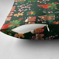 Love Cardinal Xmas Christmas Pillow Cover Xmas Holiday Patterns - Wonder Print Shop