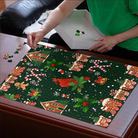 Love Cardinal Xmas Christmas Puzzle Xmas Holiday Patterns - Wonder Print Shop