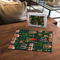 Love Cardinal Xmas Christmas Puzzle Xmas Holiday Patterns - Wonder Print Shop