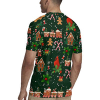 Love Cardinal Xmas Christmas Rugby Jersey Xmas Holiday Patterns - Wonder Print Shop