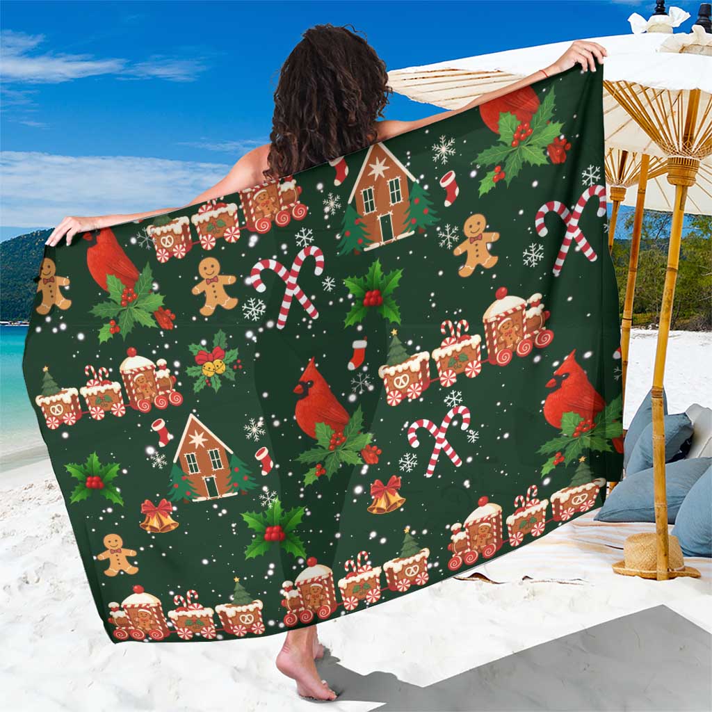 Love Cardinal Xmas Christmas Sarong Xmas Holiday Patterns - Wonder Print Shop