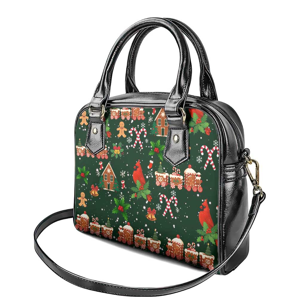 Love Cardinal Xmas Christmas Shoulder Handbag Xmas Holiday Patterns - Wonder Print Shop