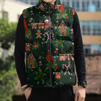 Love Cardinal Xmas Christmas Sleeveless Puffer Jacket Xmas Holiday Patterns - Wonder Print Shop