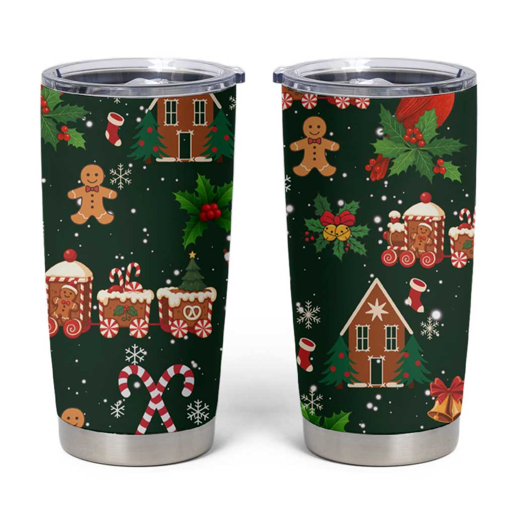 Love Cardinal Xmas Christmas Tumbler Cup Xmas Holiday Patterns - Wonder Print Shop