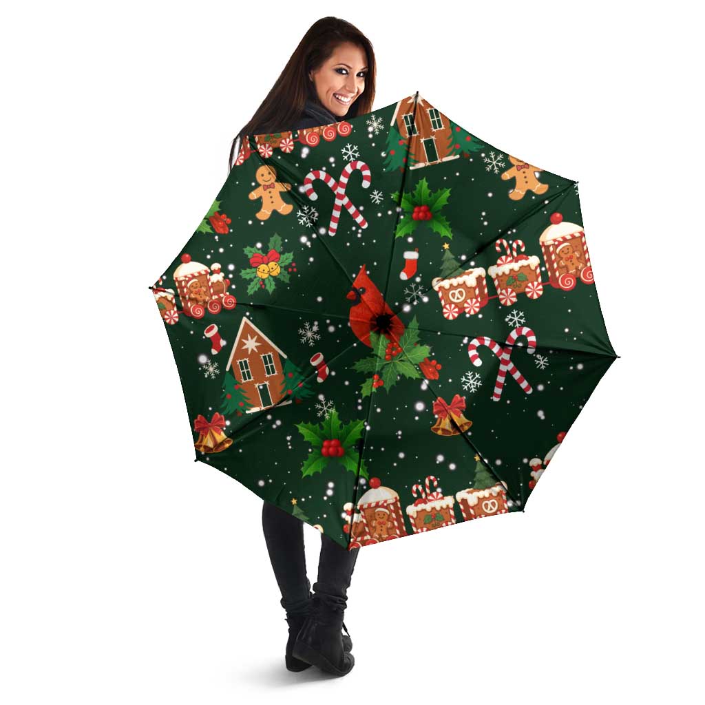Love Cardinal Xmas Christmas Umbrella Xmas Holiday Patterns - Wonder Print Shop