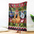 Cat Hanging on Xmas Tree Christmas Blanket Xmas Holiday Patterns - Wonder Print Shop
