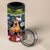 Cat Hanging on Xmas Tree Christmas 4 in 1 Can Cooler Tumbler Xmas Holiday Patterns - Wonder Print Shop