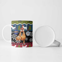 Cat Hanging on Xmas Tree Christmas Ceramic Mug Xmas Holiday Patterns - Wonder Print Shop