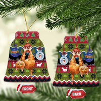 Cat Hanging on Xmas Tree Christmas Ceramic Ornament Xmas Holiday Patterns - Wonder Print Shop