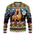 Cat Hanging on Xmas Tree Christmas Ugly Christmas Sweater Xmas Holiday Patterns - Wonder Print Shop