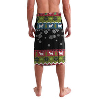 Cat Hanging on Xmas Tree Christmas Lavalava Xmas Holiday Patterns - Wonder Print Shop