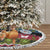 Cat Hanging on Xmas Tree Christmas Tree Skirt Xmas Holiday Patterns - Wonder Print Shop