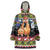 Cat Hanging on Xmas Tree Christmas Wearable Blanket Hoodie Xmas Holiday Patterns - Wonder Print Shop