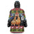 Cat Hanging on Xmas Tree Christmas Wearable Blanket Hoodie Xmas Holiday Patterns - Wonder Print Shop
